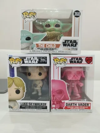 Funko Pop Star Wars Originali con Scatola