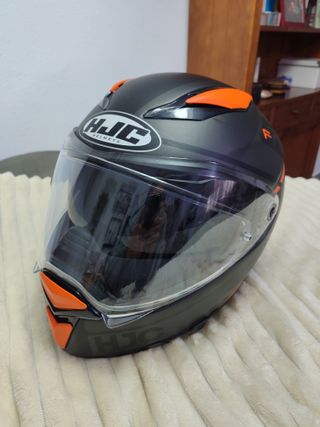 Casco Integral HJC F70 Negro y Naranja