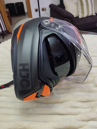 Casco Integral HJC F70 Negro y Naranja
