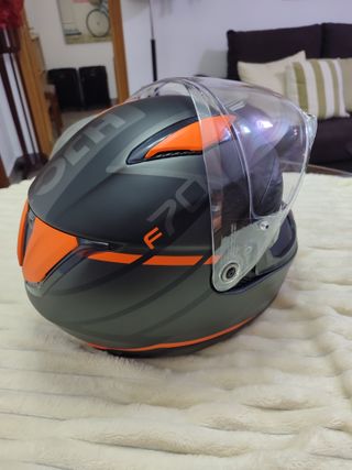 Casco Integral HJC F70 Negro y Naranja