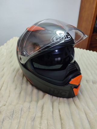 Casco Integral HJC F70 Negro y Naranja