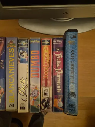 Lote 15 Películas Infantiles VHS Disney