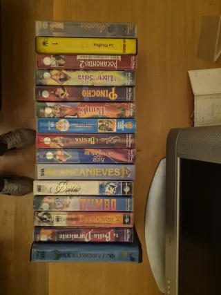 Lote 15 Películas Infantiles VHS Disney