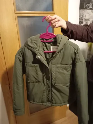 Cazadora Springfield verde capucha