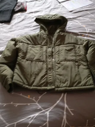 Cazadora Springfield verde capucha