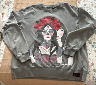 Sudadera Anabel Lee gris talla L