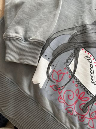 Sudadera Anabel Lee gris talla L