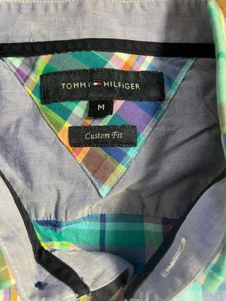 Camisa Tommy Hilfiger cuadros T.M/L
