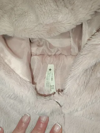 Chaqueta de peluche con capucha y orejas Talla 24m