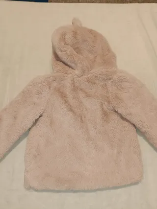 Chaqueta de peluche con capucha y orejas Talla 24m