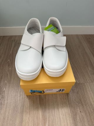 Zuecos Cocinero Kalma Talla 46 Blanco