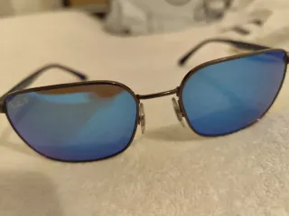 Gafas Ray-Ban Chromance Azules y Plateadas