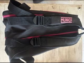 Paletero Munich Padel Negro y Rosa