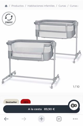 Todo juntos- silla, cambiador, cuna