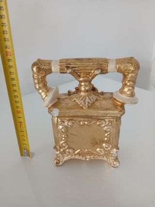 Scatola Portagioie Telefono Oro e Bianco