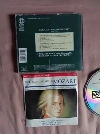 Lote Mozart: Perahia, Conciertos Piano