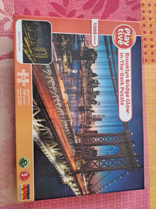 Puzzle 1000 piezas Brooklyn Bridge Glow-in-the-dar
