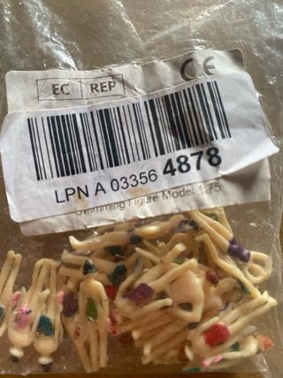 Figuras personas playa piscina escala 1.75 maqueta