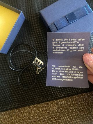 Girocollo Stroili Oro Argento Nero