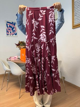 Conjunto top y pantalón estampado