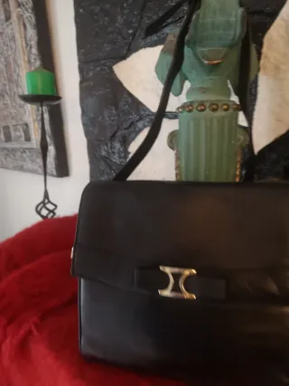 Bolso Piel Negro Corte Inglés