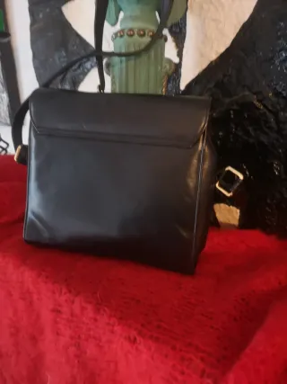 Bolso Piel Negro Corte Inglés