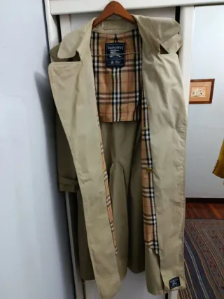 Gabardina Burberrys Mujer Beige