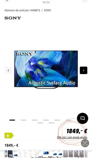 Sony OLED KD-55AG8 TV Perfecta!!!