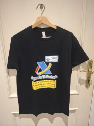 Camiseta Negra Notificacion Agencia Tributaria