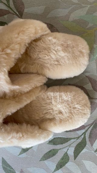 Zapatillas de casa beige talla 36