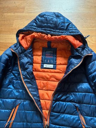 Plumífero Springfield Azul Naranja