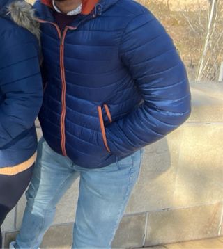 Plumífero Springfield Azul Naranja