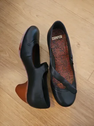 Zapatos Camper Negros Mujer