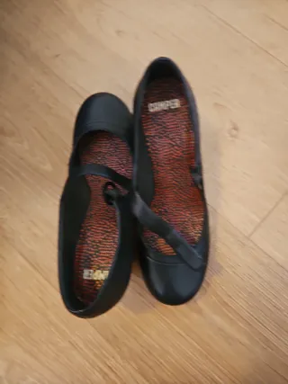 Zapatos Camper Negros Mujer