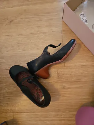 Zapatos Camper Negros Mujer