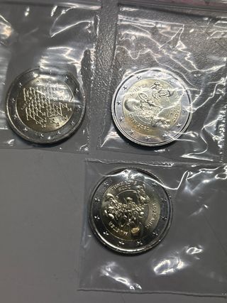 3 pezzi da 2 euro