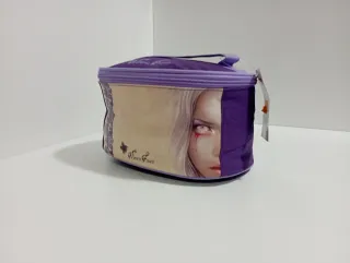 Neceser Victoria Francés Morado Beige 12x23x16