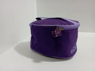 Neceser Victoria Francés Morado Beige 12x23x16