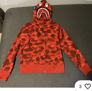 Felpa BAPE Camo Rossa