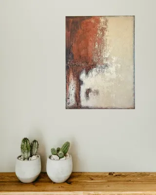 Cuadro abstracto con textura