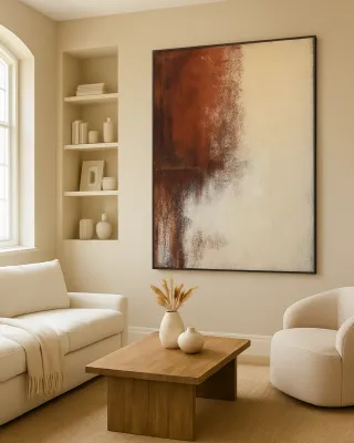 Cuadro abstracto con textura