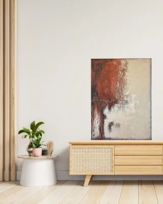 Cuadro abstracto con textura