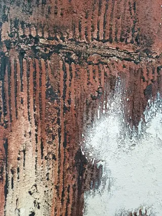 Cuadro abstracto con textura