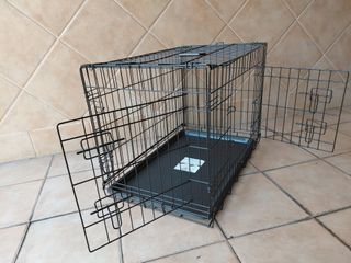 Jaula Transportin Mascotas Negra