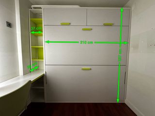 Conjunto litera juvenil blanco y verde