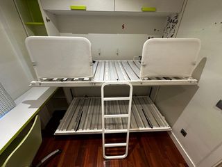 Conjunto litera juvenil blanco y verde