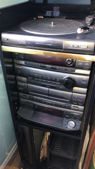 Mini cadena Sony CD, Doble Cassette