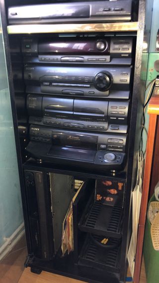 Mini cadena Sony CD, Doble Cassette