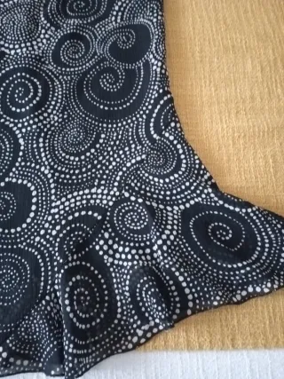 Falda estampada mujer