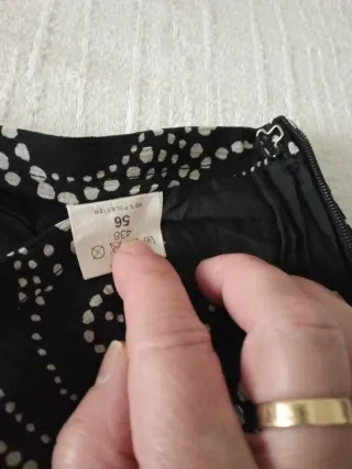 Falda estampada mujer